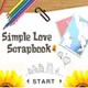 Simple Love Scrapbook